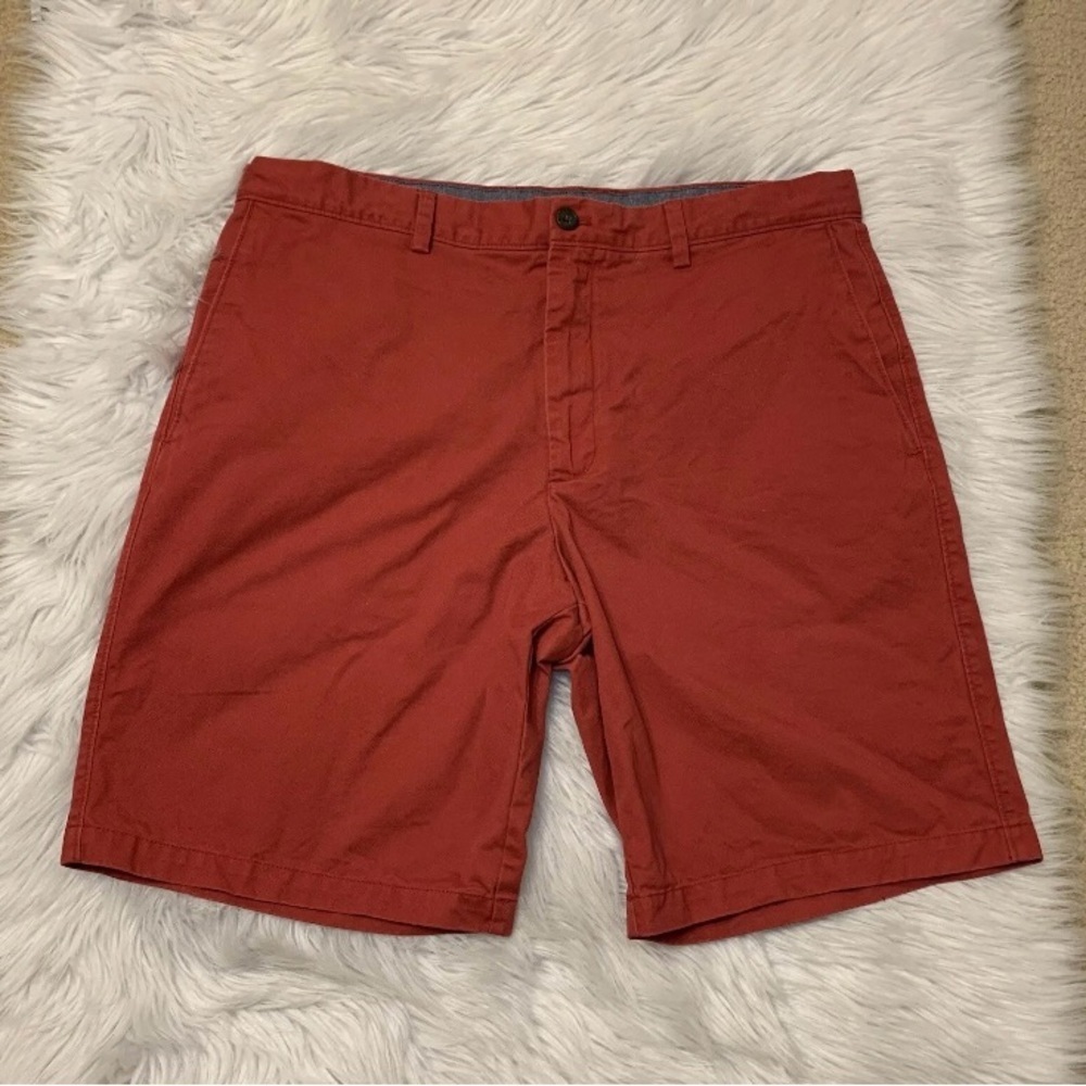 Banana Republic Factory Red Flat Front Chino Shorts- Sz 38